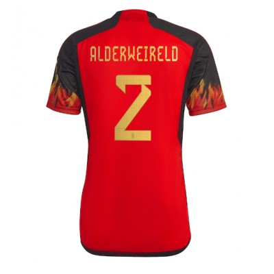 Belgien Toby Alderweireld #2 Heimtrikot WM 2022 Kurzarm